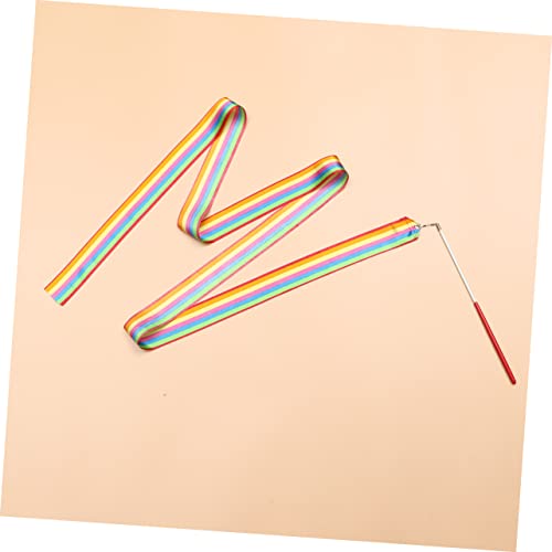 8 Unidades Fitas Girando Fita Giratória Bastão Giratório Fitas De Dança Para Crianças Fitas De Dança