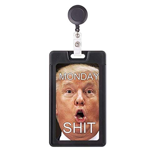 Porte-badge Trump cadeau humour original pour collègue de bureau