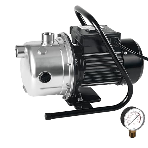 LANCHEZ 1.2 HP Portable Shallow Well Garden Pump, 1828...