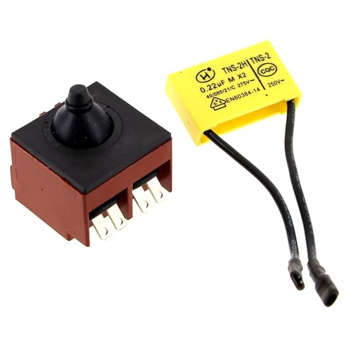 Interrupteur + condensateur 022µf meuleuse milwaukee - vue 2