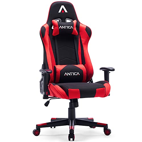 ANTICA Silla Gamer Tela - Ergonomica Reclinable - Silla de...