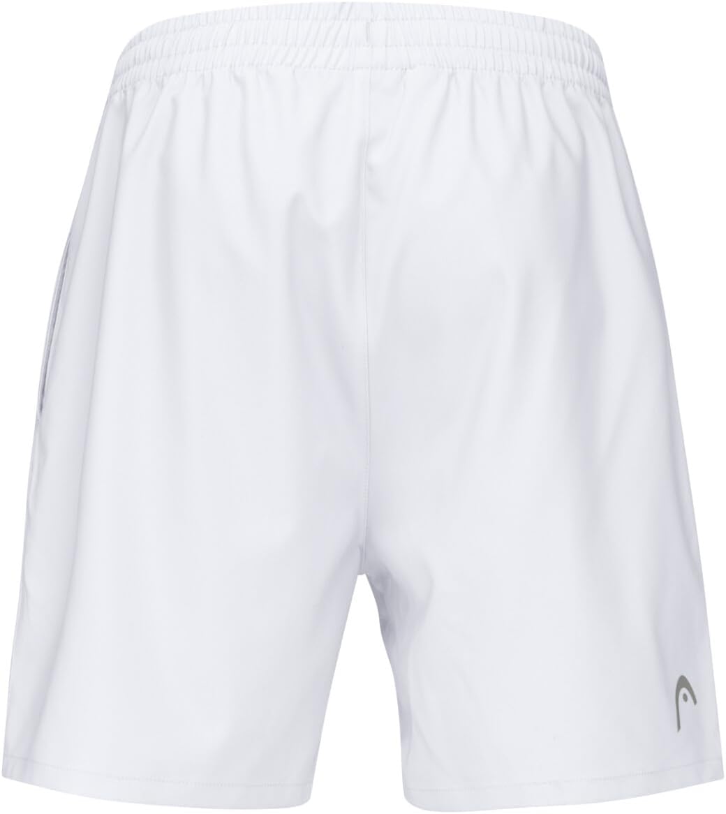 HEAD Club Bermudas Boys Tennis Shorts - White/S