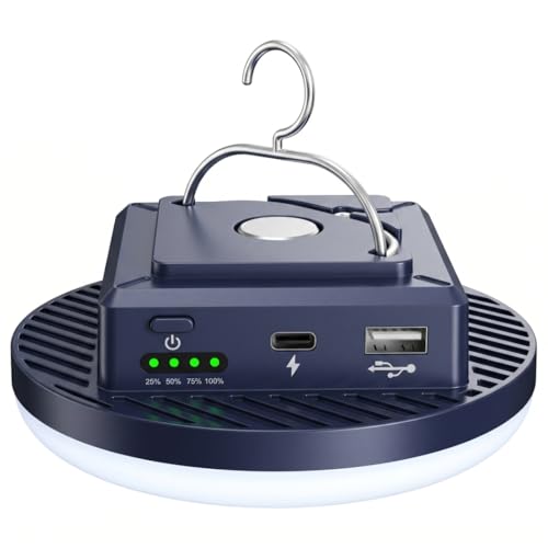 Lampe de camping 7200 mAh pour ne jamais manquer de lumière et de batterie