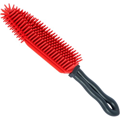 Vileda Pet Pro Elektrostatische Bürste, Tierhaarentferner für textile Oberflächen, elektrostatische Kraft, langlebiges Silikonmaterial, ideal für...