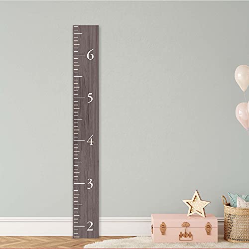 Back40Life - Premium Series - (The Benchmark) Wooden Growth Chart Height Ruler (Ebony Wash) #TOP1