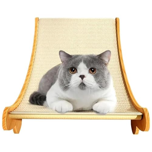 Katzen Kratzbrett Kratzlounge Kratzteppich Katze: Sisalbett und Brett Zum Wiederverwendbares Kratzmatte Lounge Katzensofa Kratz Kratzbretter Teppich...