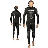 Salvimar (サルビマー) 5mm ウェットスーツ Mサイズ (寒さを忘れる保温力/ダイビングや魚突きに適したスーツ) (2ピース セパレート/ネオプレン/裏スキン) スピアフィッシング DROP CELL PLUS