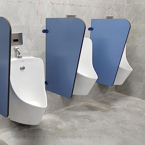 Cloison Murale pour urinoir - Lot de 4 - Barrière de santé publique pour Toilettes - Solution d'intimité pour sanitaires - Séparateur d'urinoir pour Une hygiène améliorée