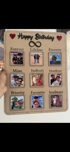 Image of HBH Reusable Birthday Board with Marker for Party Decorations & Photos