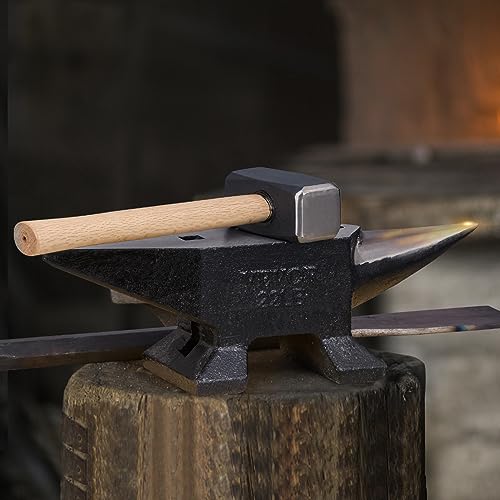 Vevor ANVIL 22LBS ZG Single Horn Anvil, 22Lbs Cast Steel Anvil, High Hardness Rugged Round Horn Anvil Blacksmith, Large Countertop And Stable Base, With Round And Square Hole, Metalsmith Tool thumb #7