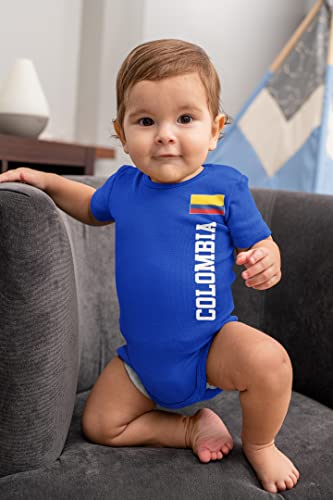 World Cup Colombia Blue Soft Infant Bodysuit - 0-3 Months2