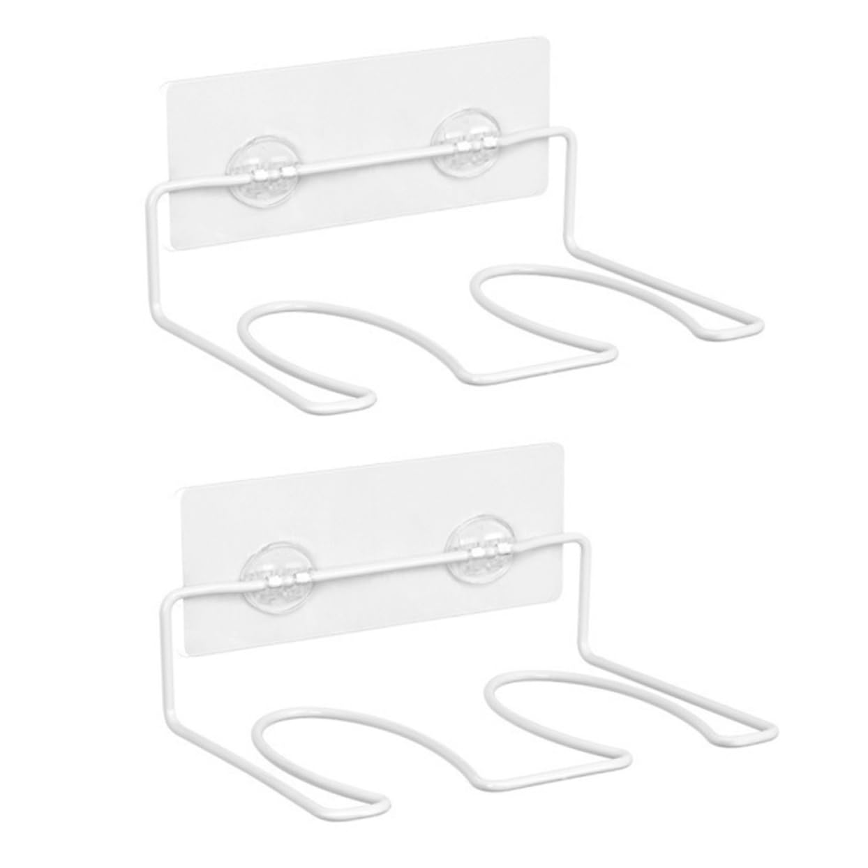 Hemobllo 2Pcs Wall Mounted Shoe Storage Holder Creative Hanging Shelf for Long Boots Space Saving Design for Home Organization White