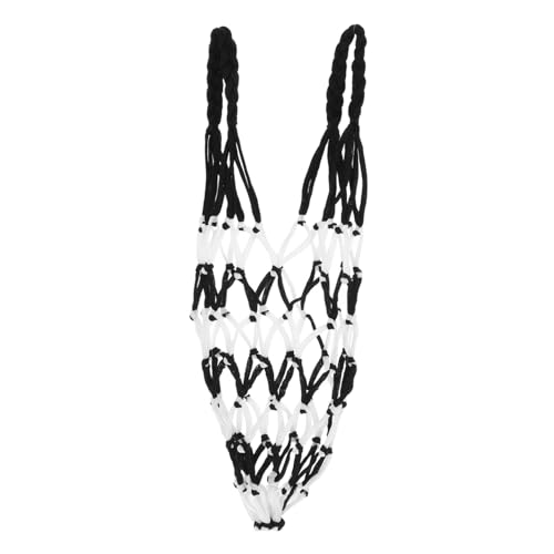 GOOHOCHY Portable Ball Organizer Mesh Design Basketball Football Bag Carry for Gym Outdoor Use