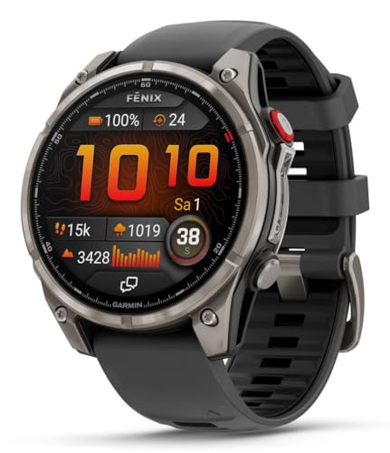 Image of Garmin fenix 8 Pro 47mm, LTE Premium AMOLED Smartwatch, Graphite