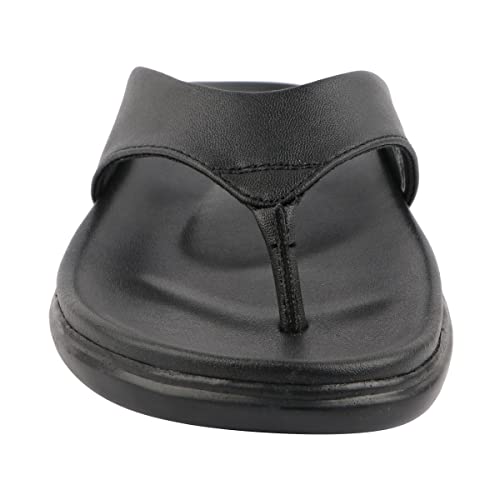 Image of Medifeet Women's Leather Thong Slippers