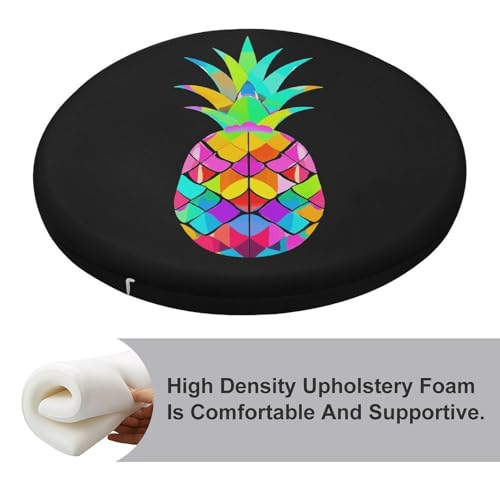 Coussin de sol de méditation imprimé ananas marbré brillant - 5