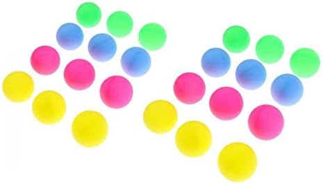 Amazon 多機能 Pp素材 カラフル ピンポン 卓球ボール 練習用ボール 装飾ボール 抽選用球 ゲームボール Fityle ボール