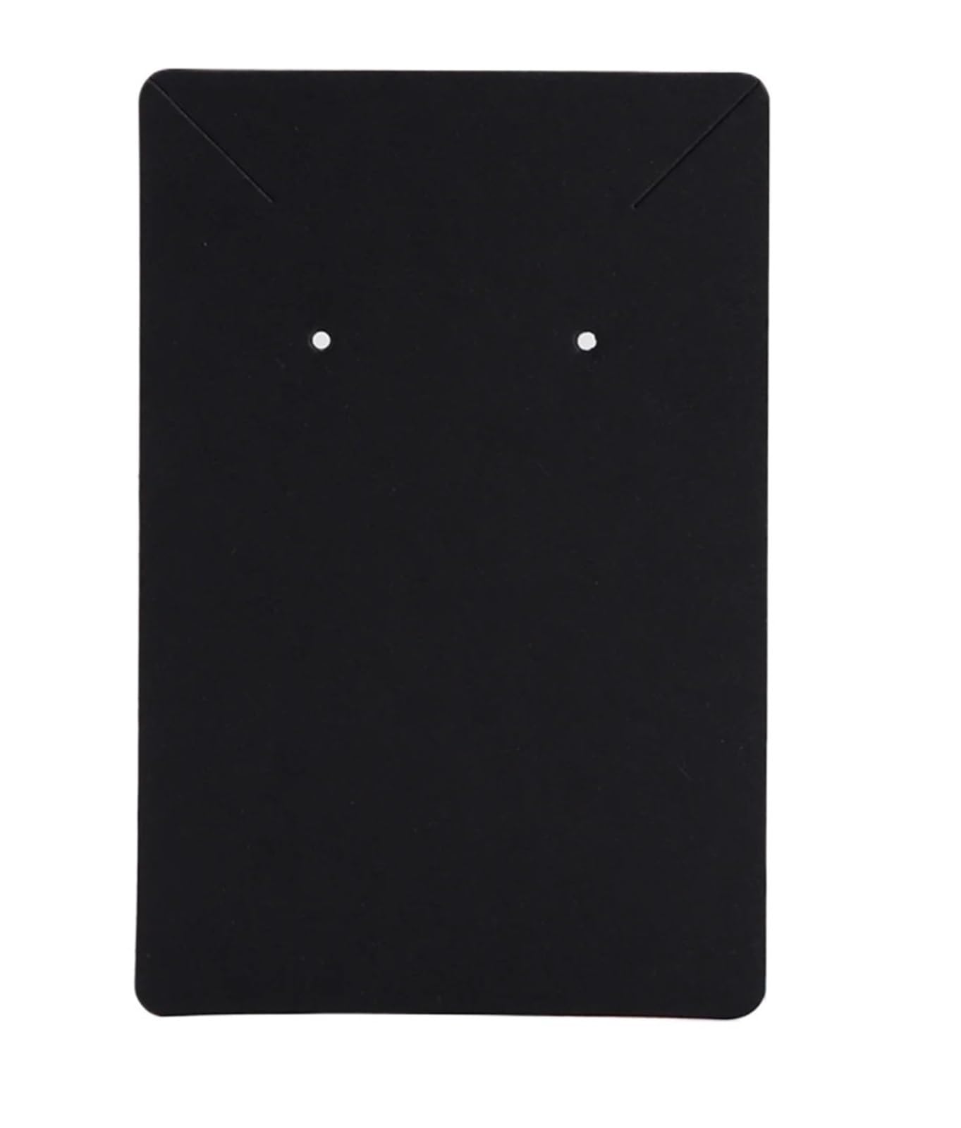 FDzkrtvm Earrings Necklace Display Cards, Earrings Display Cards 600pcs Multicolor DIY Jewelry Supplies(6x9cm Black)