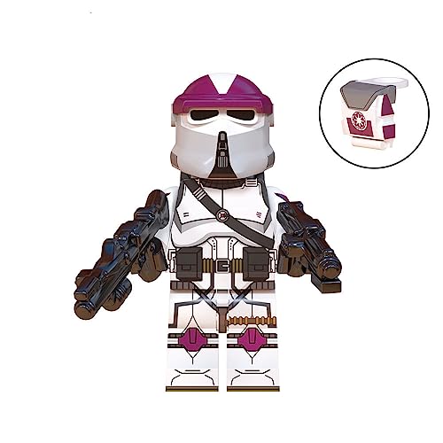 Feegar 8Pcs Battle Soldiers With Weapons Set Star Mini Figures Clone Wars Action Figures #TOP6