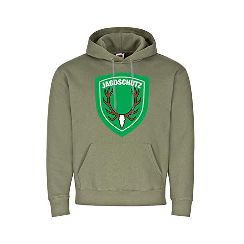 Pull à capuche avec blason Copytec 27210 durable couleur vert L