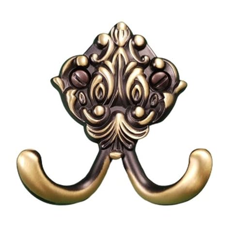 livingpoint24 Kleiderhaken antik Garderobenhaken Bronze antik Wandhaken altmessing 530