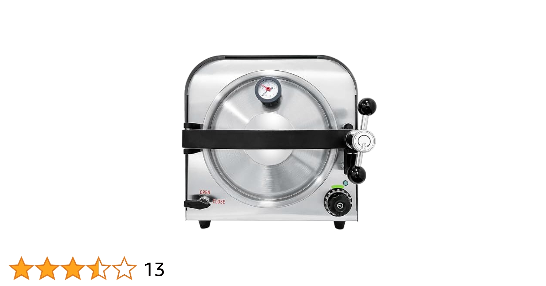 オートクレーブ TR250E ステンレス 14L 3段トレー付 高圧蒸気滅菌器