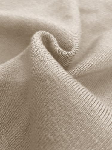 Camisetas de manga larga para mujer ajustadas básicas de punto elástico con cuello polo de botones 6