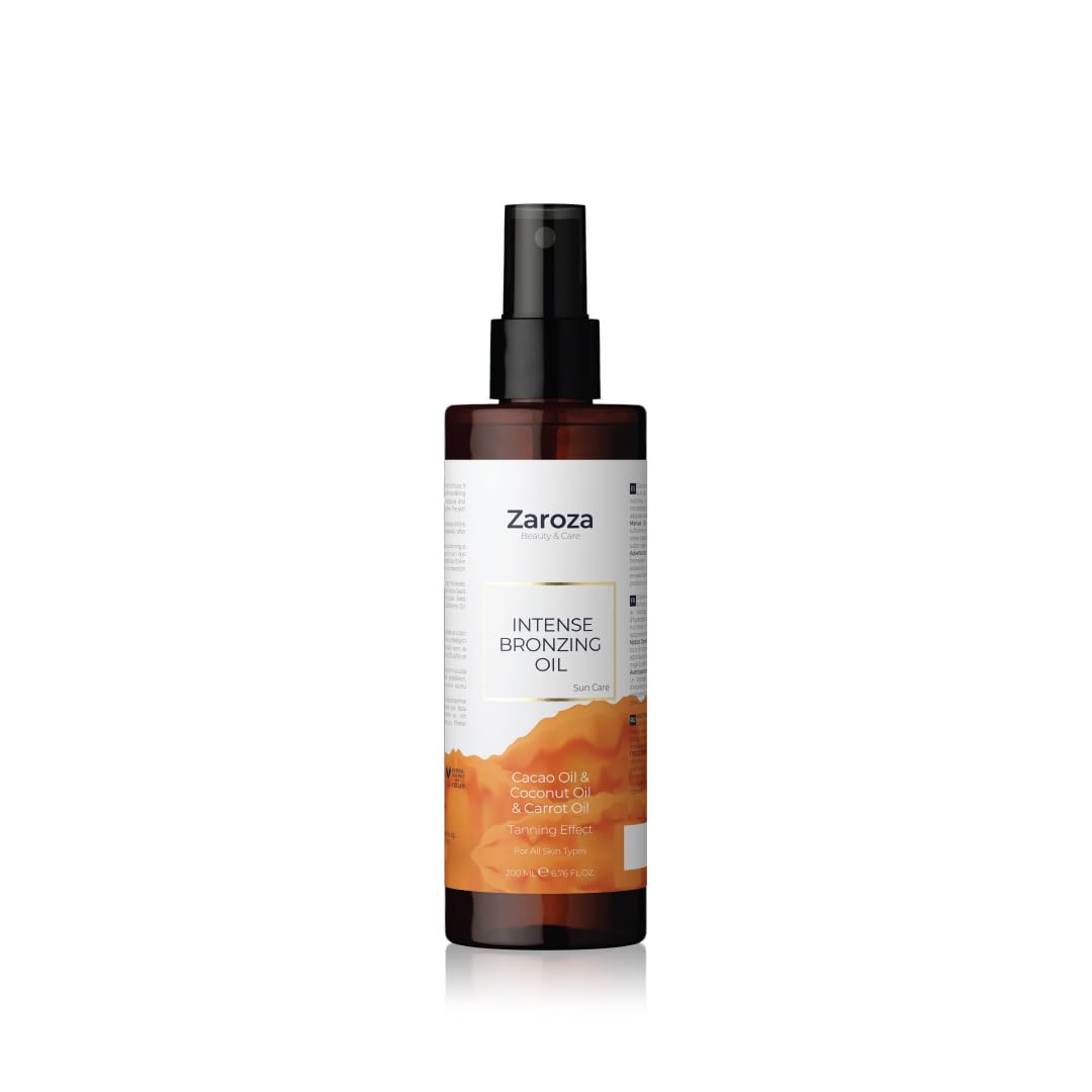 Zaroza Bronzlaştırıcı Yağ Havuç Hindistan Cevizi Kakao Yağı 200 ml