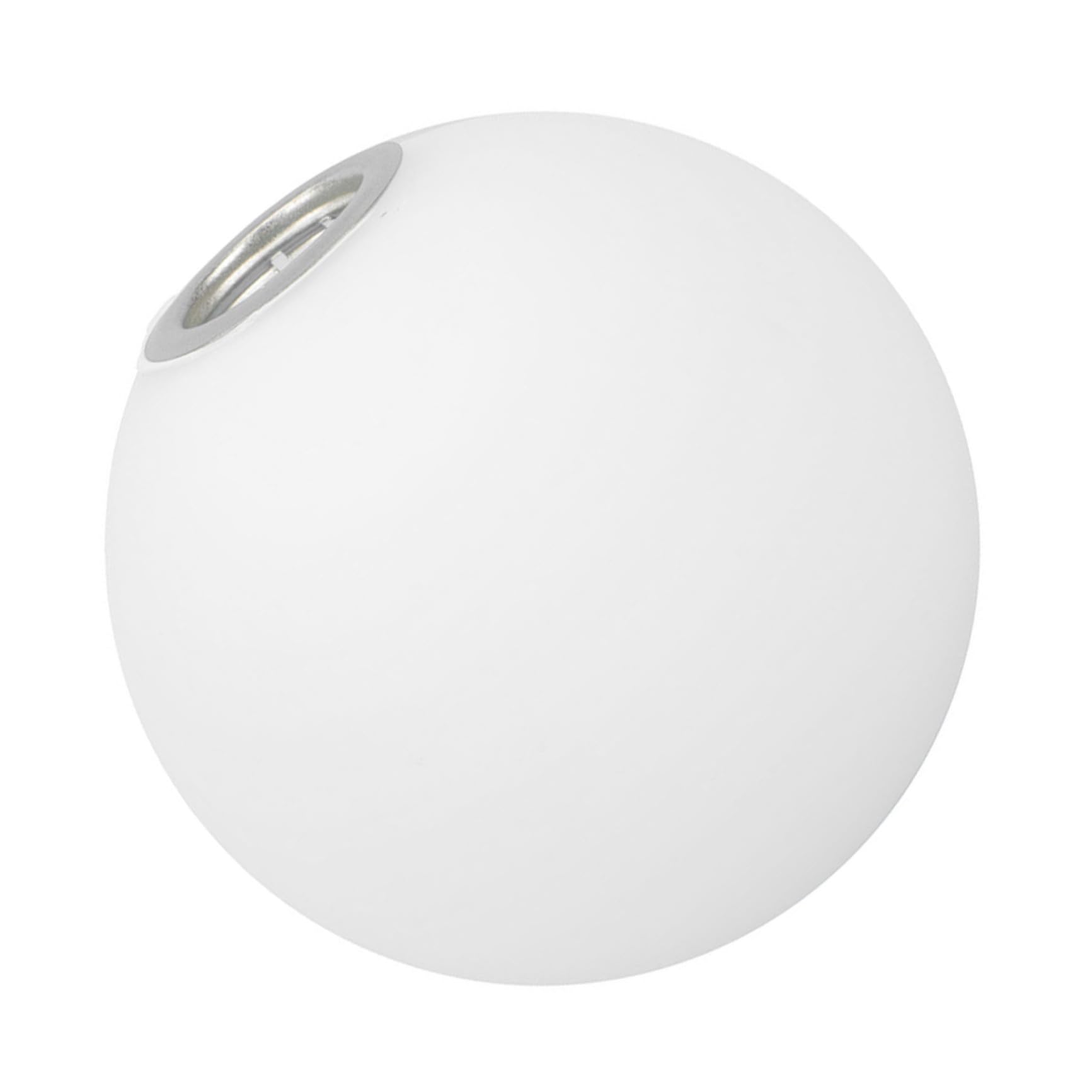 Operitacx Paralume in Vetro Bianco Opaco G9 Stile Europeo per Lampada da Soffitto, Design Delicato e Creativo, Facile da Installare per Soggiorno e Ambiente Domestico