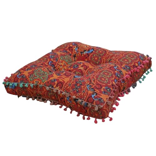 JAYIOLA Sitzkissen Bohemian Sitzpolster Indoor Kissen Patchwork...