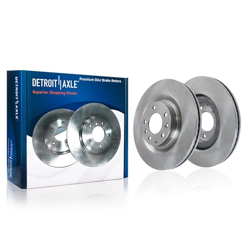 Image of Detroit Axle - Brake Kit for 2019-2024 Mazda CX-5, Disc Brake Rotors Ceramic Brakes Pads with Hardware 2020 2021 2022 2023 Replacement : 12.60 inch inch Front and 11.93 inch inch Rear Rotor