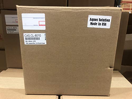 CAS Printing Scale Label, 58 x 40 mm, UPC 24 Rolls Per Case (8010)