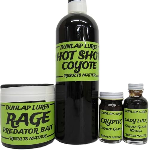 Dunlap's Professional Coyote Trapping Bait and Lure Kit Dunlap Lures K-40