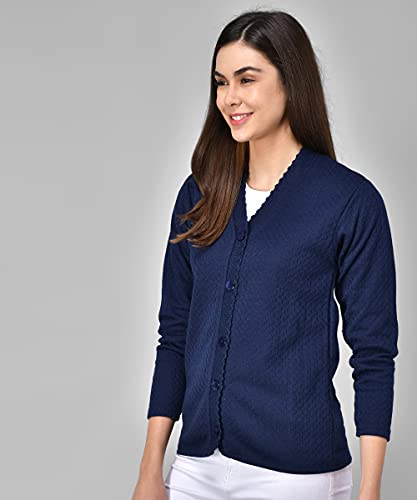 Image of eKools Women's Winterwear Woolen Sweater Cardigans