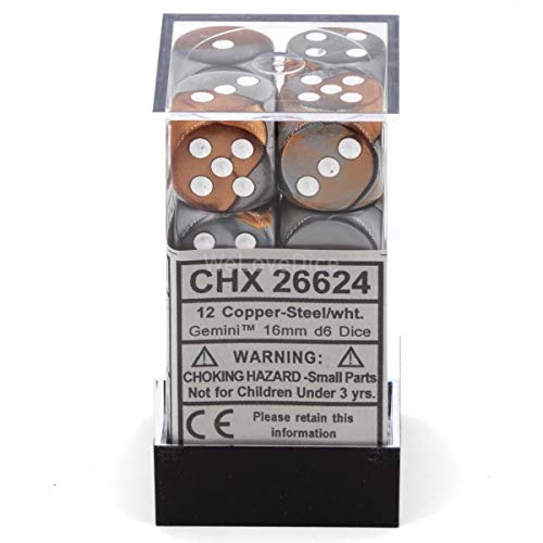 CHX26624 Dado a pois, 16 mm, 12D6 Gemini in