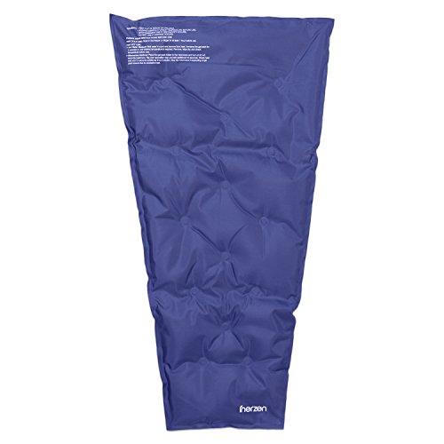 Inerzen Hot or Cold Full Leg Sports Therapy Gel Pad 14" x 25" - Microwavable, Freezable, Reusable - Relief for Muscle Pain, Tension, Sprains, Cramps, Stress, and Swelling