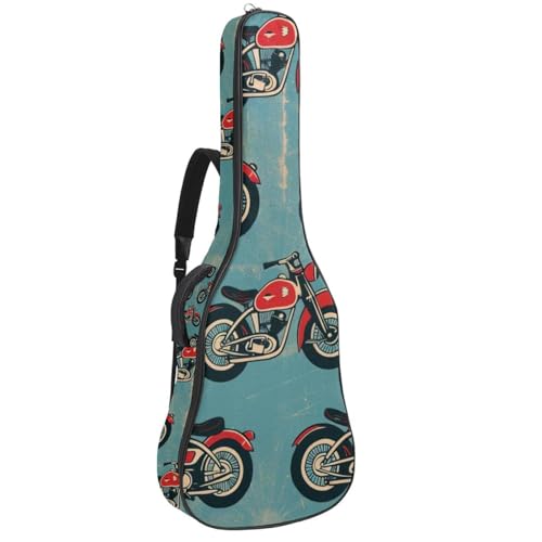 Sac à dos guitare 109 cm imperméable pour motards et musiciens nomades