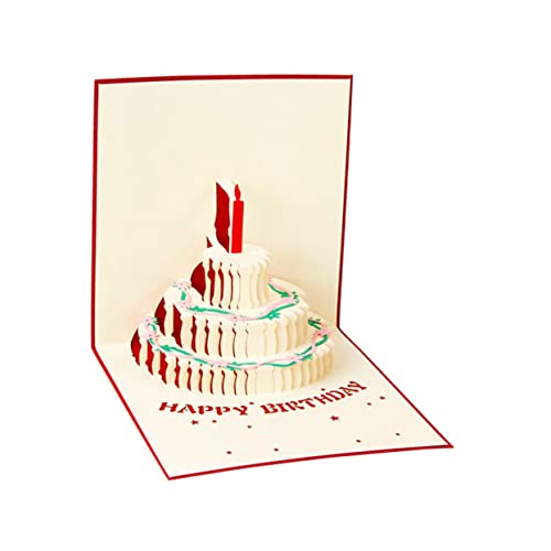 Carte de vœux d'anniversaire 3D lot de 3 cartes musicales lumineuses pour homme