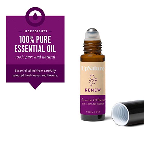 Rescue Essential Oil Roller Set - Muscle Relief, Peace, Calming and Breathe Essential Oils Blends - Easy Application, Pre-Diluted Roll-On with Leak-Proof Rollerball - Perfect Stocking Stuffers!