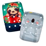 KaWaii Baby Swim Cloth Diapers, Washable Reusable One Size Adjustable to Fits 10-40 lbs Boy & Girl B