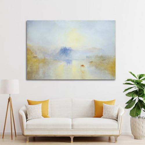 Impression Turner Château de Norham pour habiller un mur blanc vide - 3