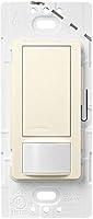 Vista 26 de Lutron Maestro Interruptor de luz con sensor de movimiento para interiores para baño, garaje, lavandería, cualquier bombilla, sensor de ocupación