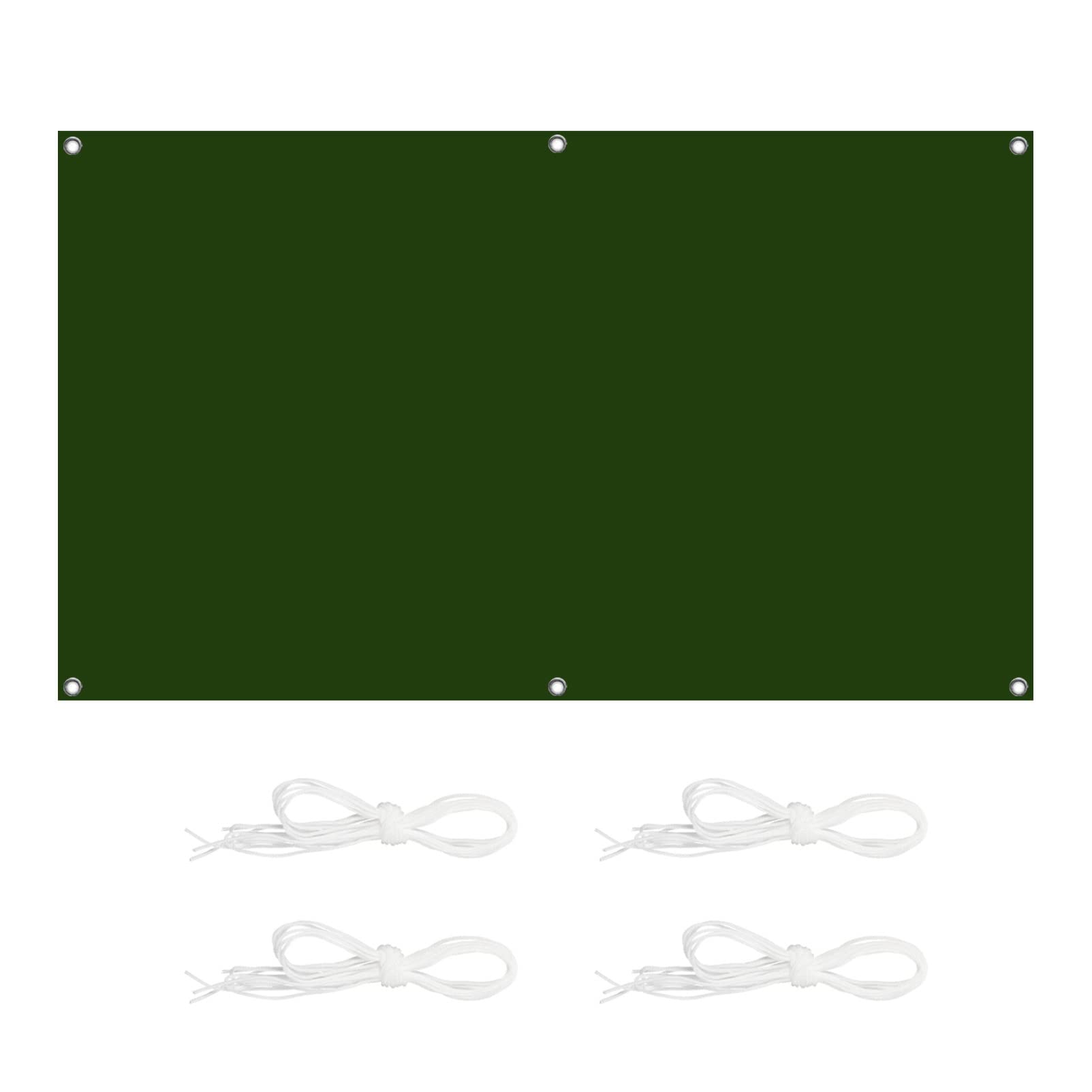 Baldacchino a vela rettangolare, impermeabile, 2 m x 3 m, blocco UV al 98%, con kit di fissaggio, protezione solare per esterni, per giardino, cortile, feste, verde scuro