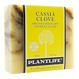 Plantlife Cassia Clove Bar Soap - Moisturizing and Soothing Soap for Your Skin - Hand Crafted Using Plant-Based Ingredients - Made in California 4oz Bar