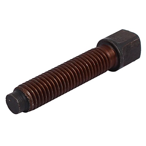 Aexit M10x45mm Carbon Screws & Bolts Steel Square Head Dog Point Machine Screw Bolt Square Head Bolts Fastener Black