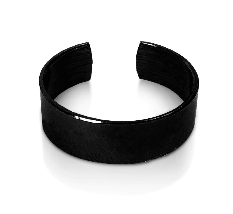 Bigwheels Black Color Unisex Stylish Trending Stainless Steel Adjustable Open-Cuff Plain Thin Funky Thumb/Toe/Knuckle Finger Band Ring (Free Size) (B0CJRCF454) Amazon Price History, Amazon Price Tracker