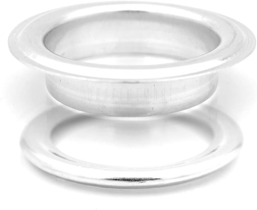 CRAFTMEMORE 1.5 Inch ID Grommets Eyelets with Washers Aluminium Grommets for Curtain, Tarp, Vinyl 10 Pack