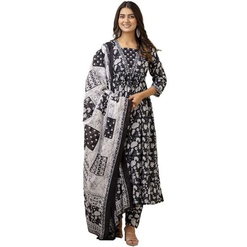 Image of SHIENZY Cotton Blend Kurta Set for Women