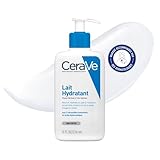CeraVe - Lait Hydratant - Nourrit, Hydrate et Aide à Restaurer la Barrière Cutanée - Visage & Corps - Acide Hyaluronique + 3 Céramides Essentiels - Sans Parfum - Peau Sèche à Très Sèche - 236 ml