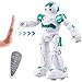 Produktbild Virhuck R2 Ferngesteuerter Roboter mit Selbstausgleich und Bewegungssensor, Intelligente Programmierung Singen Walking RC Spielzeug mit LED Augen für Kinder - Blau